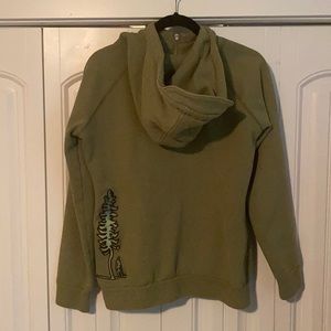 Women’s Sitka hoodie green marle size Large